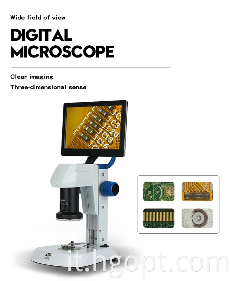 New Arrival Sdm Digital Microscope With Lcd Screen